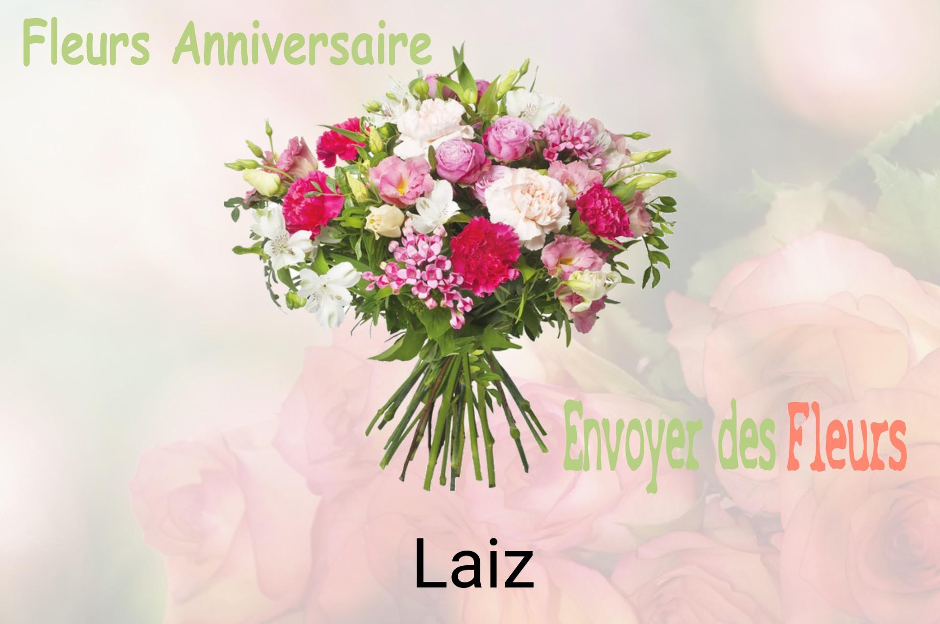 Bouquet de fleurs d’anniversaire livré à Laiz